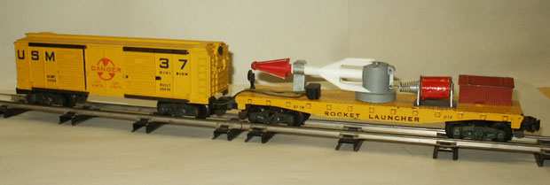 American flyer top rocket train set